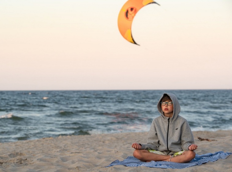 Joga na plaży 