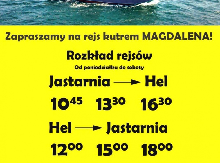 Magdalena - REJSY NA HEL I DO JASTARNI 