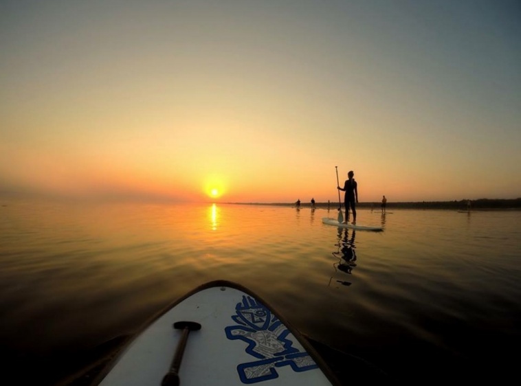 SUP Sunset wieczorne wypłynięcie na deskach 