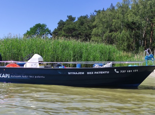 KAPI wynajem łodzi bez patentu - cały dzień 