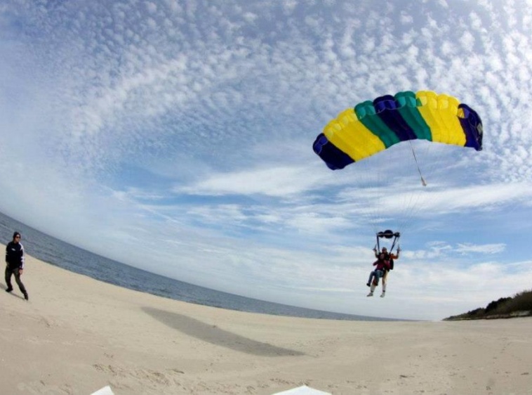 Loty widokowe nad Półwyspem Helskim - SKYDIVE HEL 